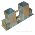 Length Adjustable Galvanized Steel Firewood Stacking Holder